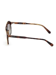 GANT Brown Acetate Sunglasses - Image 4 of 8