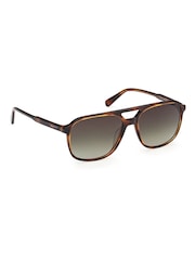 GANT Brown Acetate Sunglasses - Image 6 of 8