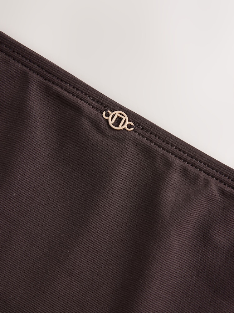 Chocolate Brown Tie Side Bikini Bottoms - Image 7 of 7 Chocolate Brown Tie Side Bikini Bottoms - Image 7 of 7