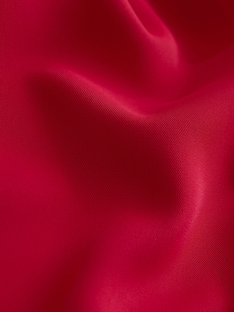 Red Tie Waist Wide Leg Trousers - Image 2 of 3 Red Tie Waist Wide Leg Trousers - Image 2 of 3