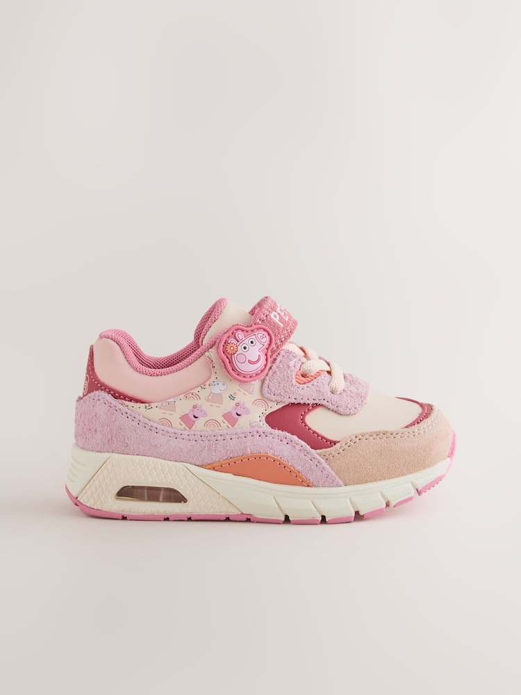 粉色 - Peppa Pig Touch Fastening Elastic Lace Bubble Trainers - 圖片 2，共 5