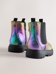 Multi Rainbow Chelsea Chunky Ankle Boots - Image 4 of 5