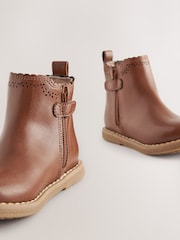 Tan Brown Standard Fit (F) Chelsea Ankle Boots - Image 3 of 5