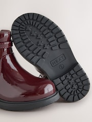 Burgundy Red Patent Ankle Boots - Image 5 of 5