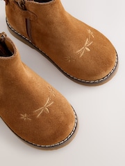 Ante marrón tostado - Bow Detail Chelsea Ankle Boots - Imagen 4 de 6