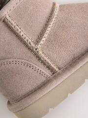 Mink Brown Wide Fit (G) Water Repellent Suede Pull On Boots - Image 5 of 5