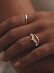 The Diamond Store White 1.00ct Lab Diamond Wishbone Ring H/Si Quality in 9K Yellow Gold - Image 7 of 7