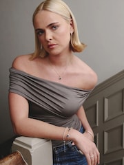 The Diamond Store Blue Alegria Lab Emerald Pendant 0.75ct in 18k Gold Vermeil - Image 4 of 6