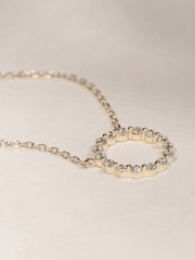 The Diamond Store White Eternal Glow Lab Diamond Necklace 0.35ct in 18K Gold Vermeil - Image 3 of 5