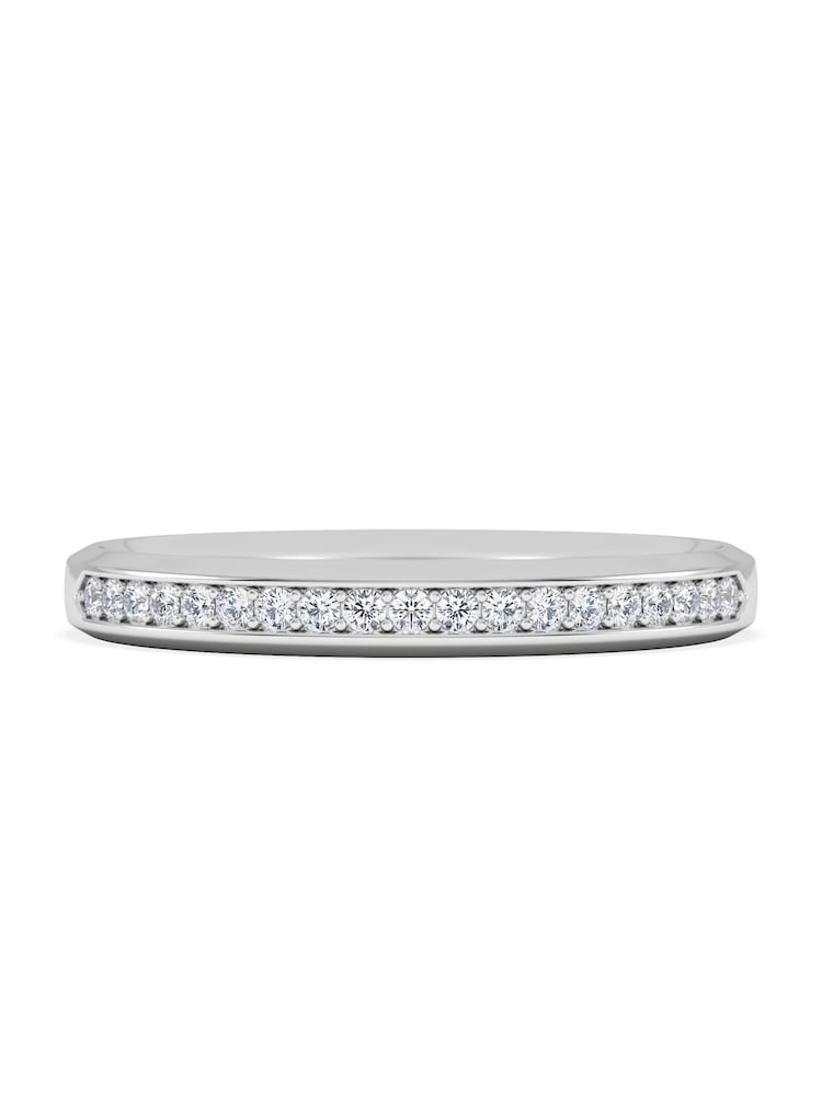 The Diamond Store White Lab Diamond Heritage Half Eternity Ring 0.15ct H/SI in 925 Silver - Image 2 of 7