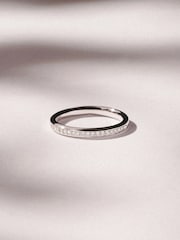The Diamond Store White Lab Diamond Heritage Half Eternity Ring 0.15ct H/SI in 925 Silver - Image 5 of 7