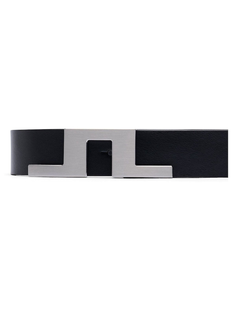 J.Lindeberg Black Bridger Belt 35 - Image 2 of 2