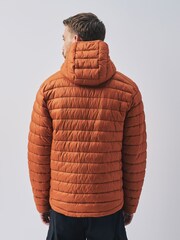 Orange Lightweight Shower Resistant Quilted Jacket - Image 3 of 6
