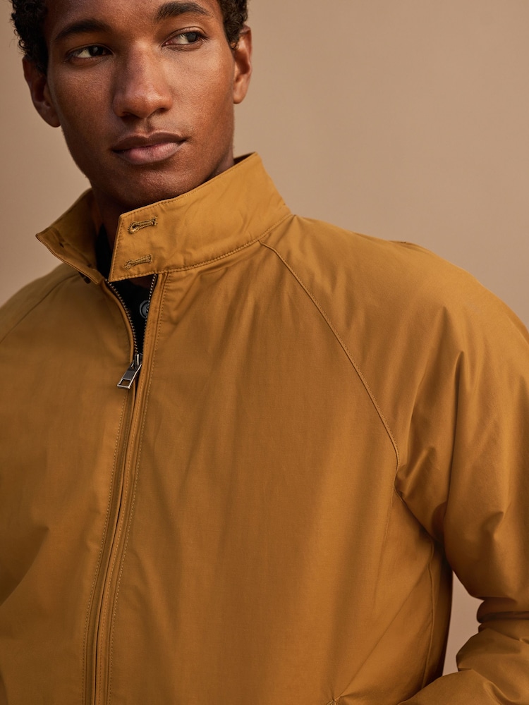 Ochre Yellow Shower Resistant Padded Harrington Jacket - Image 2 of 13 Ochre Yellow Shower Resistant Padded Harrington Jacket - Image 2 of 13
