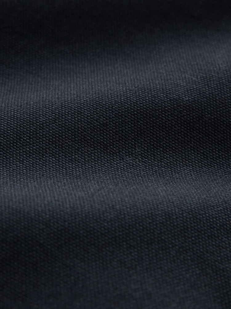 Navy Shower Resistant Canvas Borg Lined Worker Jacket - Image 11 of 11 Navy Shower Resistant Canvas Borg Lined Worker Jacket - Image 11 of 11