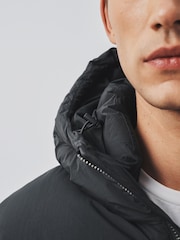 Black Thermogen Shower Resistant Puffer Jacket - Image 7 of 8