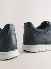 Navy Comfort Wedge Derby Shoes - Image 5 of 7