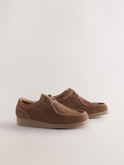 Tan Brown Apron Shoes - Image 1 of 7