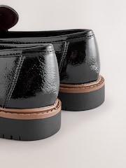 Black Wide Fit Forever Comfort® Chunky Tassle Loafers - Image 6 of 6