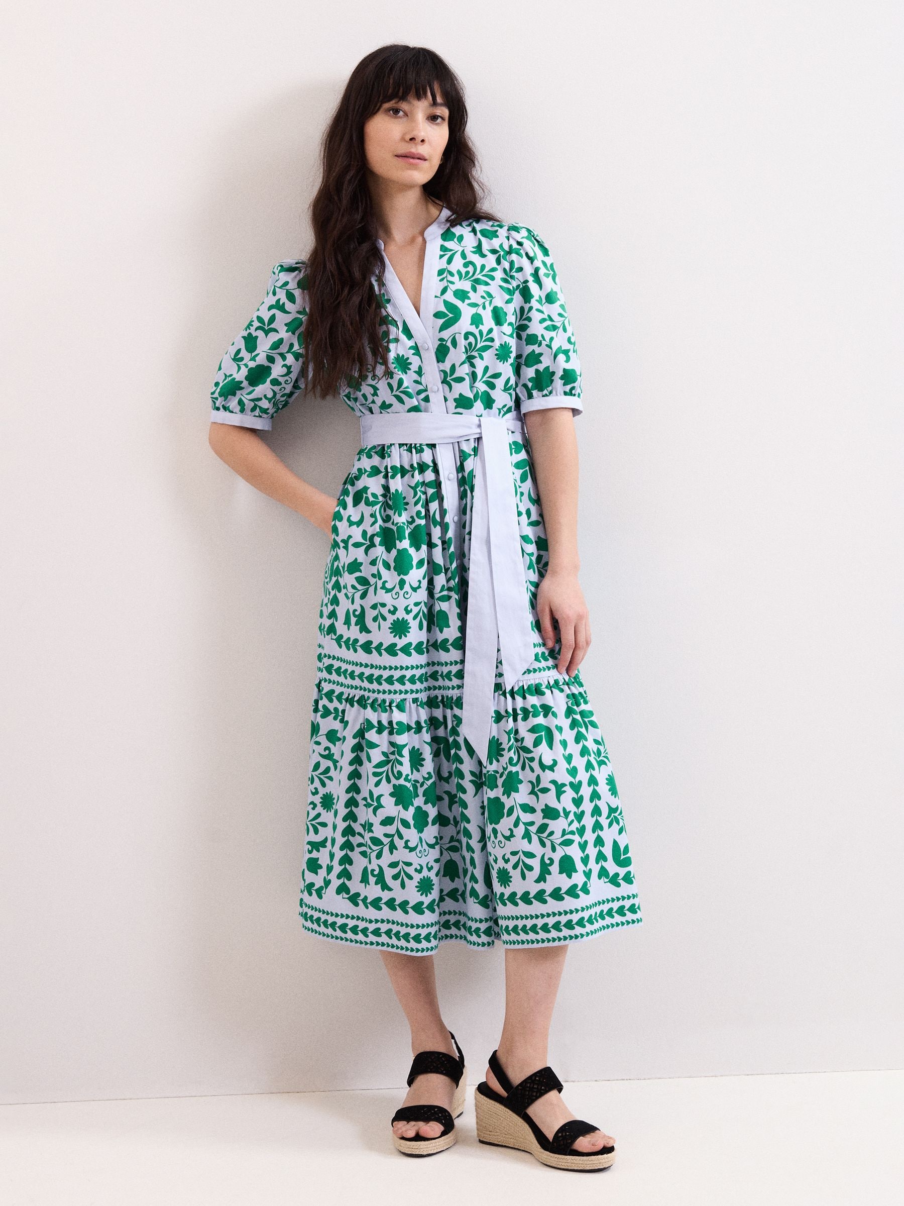 Buy Phase Eight Blue Trinity Midi Dress from Next Netherlands