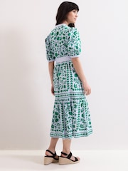 Phase Eight Blue Trinity Midi Dress - Image 2 of 6