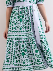 Phase Eight Blue Trinity Midi Dress - Image 4 of 6