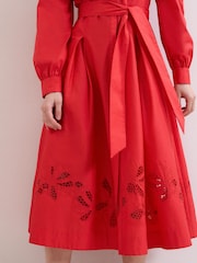 Phase Eight Red Kim Midi Dress - Image 5 of 6