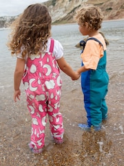 Muddy Puddles Blue Waterproof EcoLight Dungarees - Image 2 of 5