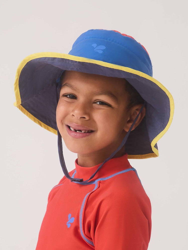 أزرق - قبعة شمسية واقية من الأشعة فوق البنفسجية من Muddy Puddles - صورة 1 من 4