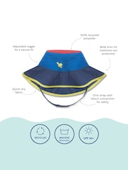 أزرق - قبعة شمسية واقية من الأشعة فوق البنفسجية من Muddy Puddles - صورة 4 من 4