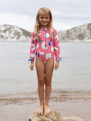 ライトピンク - Muddy Puddles UV 保護 スイムスーツ - 画像 1 / 5