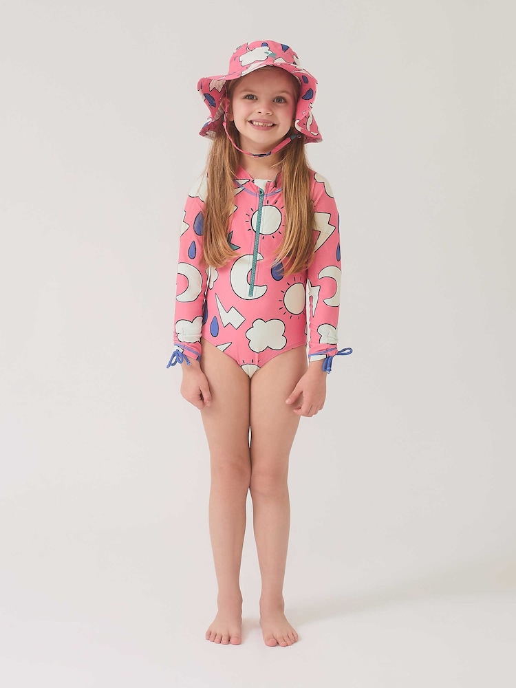 ライトピンク - Muddy Puddles UV 保護 スイムスーツ - 画像 2 / 5