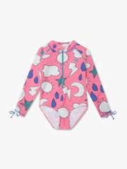 ライトピンク - Muddy Puddles UV 保護 スイムスーツ - 画像 3 / 5