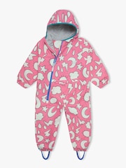 Muddy Puddles Pink Waterproof EcoLight Puddlesuit - Image 3 of 5
