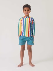 ירוק - Muddy Puddles מכנסי שחייה קצרים באפקט הגנה מפני קרני UV - תמונה 2 מתוך 5