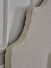 Tweedy Blend Oyster Grand Country Tall Upholstered Headboard - Image 3 of 4