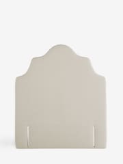 Tweedy Blend Oyster Grand Country Tall Upholstered Headboard - Image 4 of 4