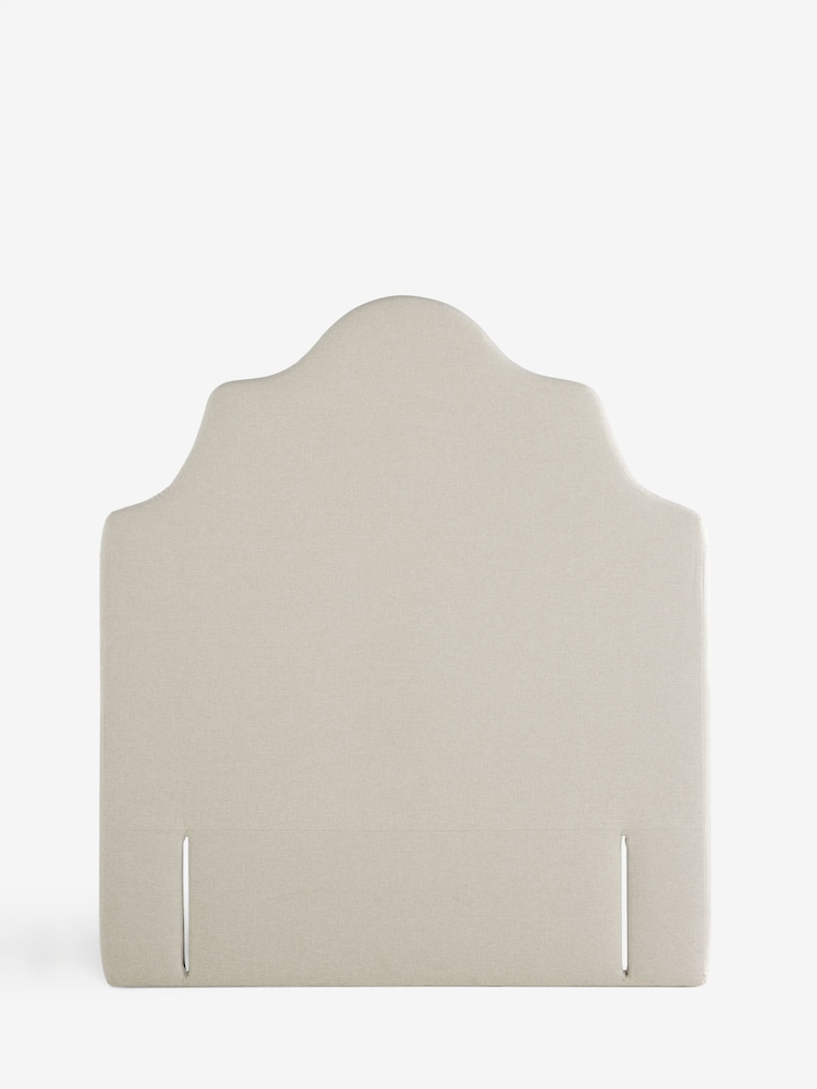 Tweedy Blend Oyster Grand Country Tall Upholstered Headboard - Image 4 of 4 Tweedy Blend Oyster Grand Country Tall Upholstered Headboard - Image 4 of 4