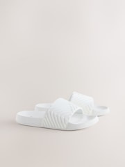 White Moulded Sliders - Image 1 of 7