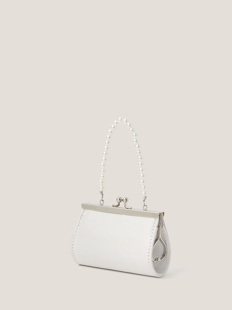 Monsoon Cream Bridesmaid Rosette Bag & Accessories Set - Image 2 of 4 Monsoon Cream Bridesmaid Rosette Bag & Accessories Set - Image 2 of 4