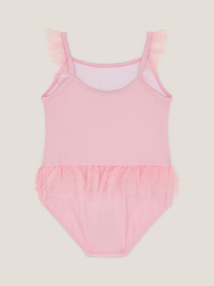 Monsoon Pink Baby Ducky Tulle Swimsuit - Image 2 of 3