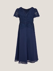 Monsoon Blue Monica Lace Prom Dress - Image 2 of 3