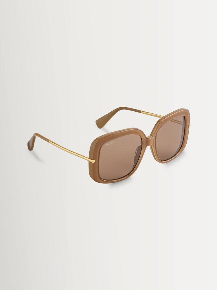 Max Mara Brown Acetate Sunglasses - Image 1 of 1