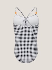 Monsoon Gingham Cut Out Swimsuit - صورة 2 من 3