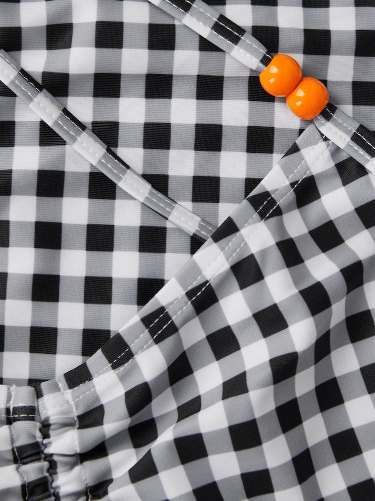 Monsoon Gingham Cut Out Swimsuit - صورة 3 من 3