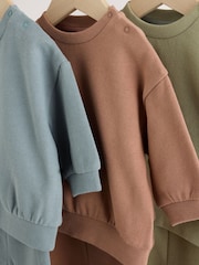 Brown/Blue/Green Sweater and Leggings Baby Set 6 Piece (0mths-2yrs) - Image 10 of 17