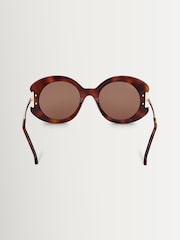 Max Mara Brown Acetate Sunglasses - Image 2 of 8