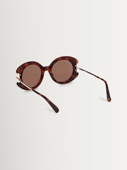 Max Mara Brown Acetate Sunglasses - Image 5 of 8