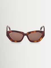 Max Mara Brown Acetate Sunglasses - Image 8 of 8
