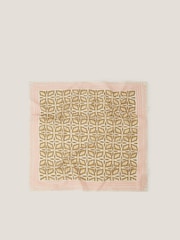 Monsoon Green Elma Square Floral Print Scarf - Image 1 of 2